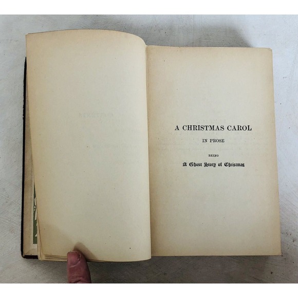 Antique Christmas Books Dickens Illustr. Chapman & Hall Goblin Ghost Fairy Tales - Picture 14 of 16